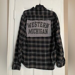 Western Michigan University flannel shirt